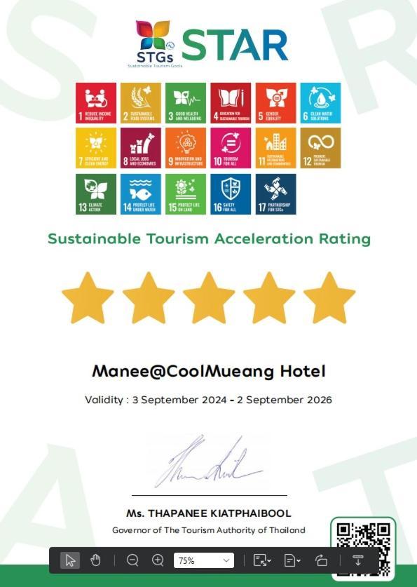 Hotel Manee Cool Mueang à Chiang Mai Extérieur photo